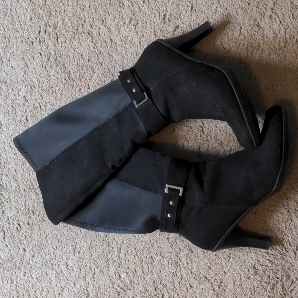 Madeline girl tall black boots size 9.5M